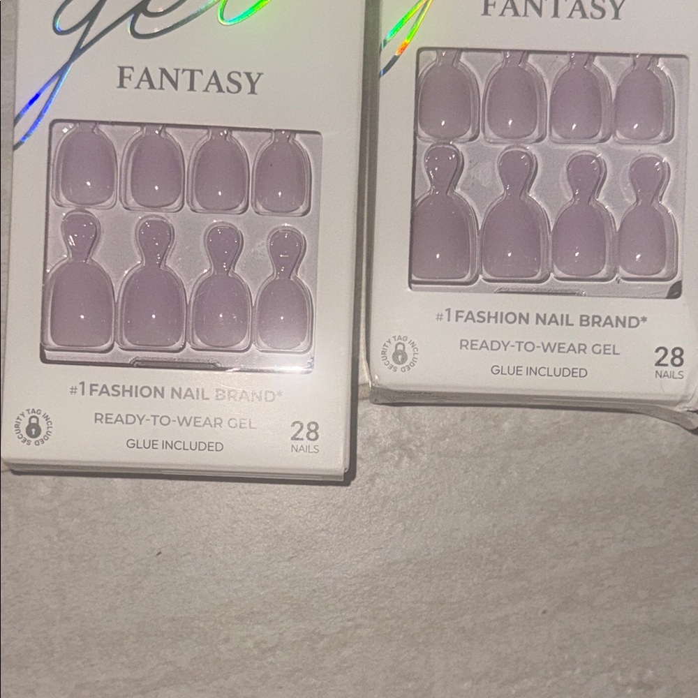Ready-to-Wear Gel Press-On Nails - Lilac